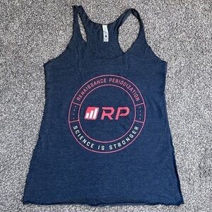 Women’s racer back gym tank top. Size small “Renaissance periodization”